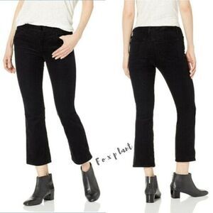 NEW J Brand black selena bootcut midrise skinny‎ crop corduroy pants, 30
